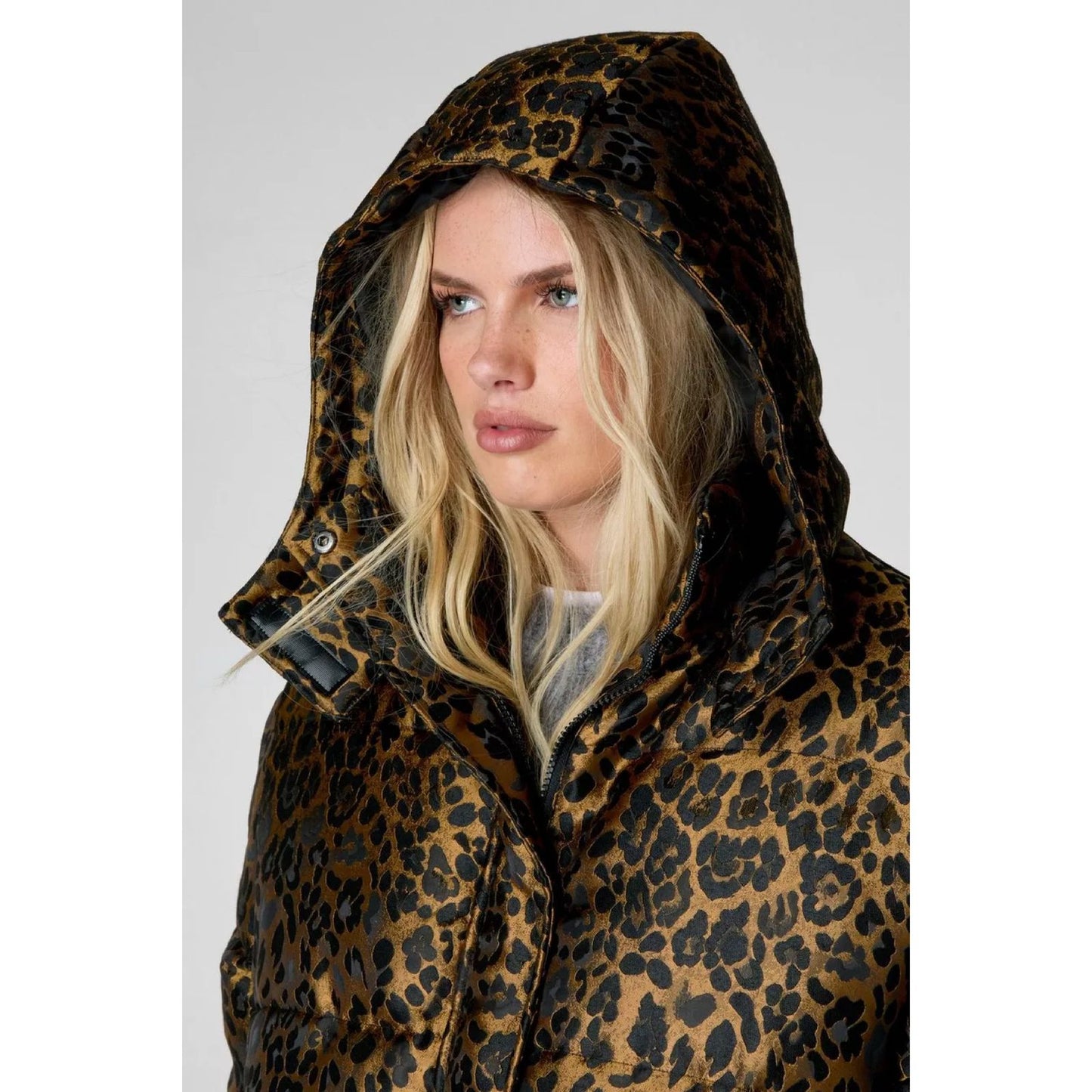 Chaqueta Acolchada Animal Print