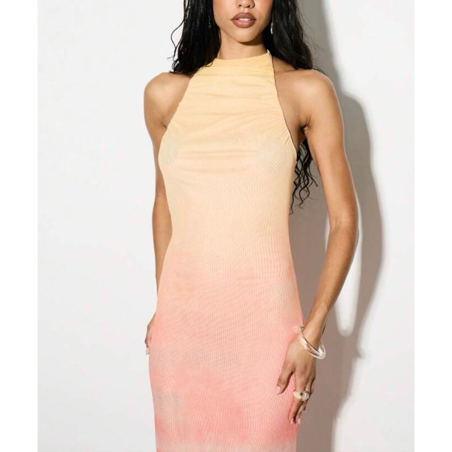 Maxi Vestido Tie Dye en Malla