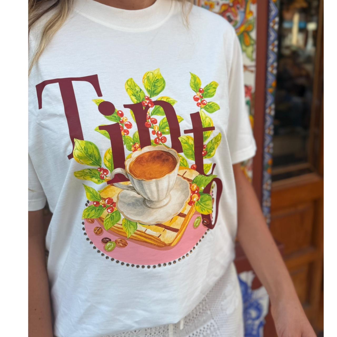T-shirt Tinto