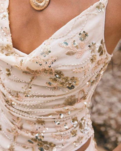 Set Top y Short Apliques en Piedras VM