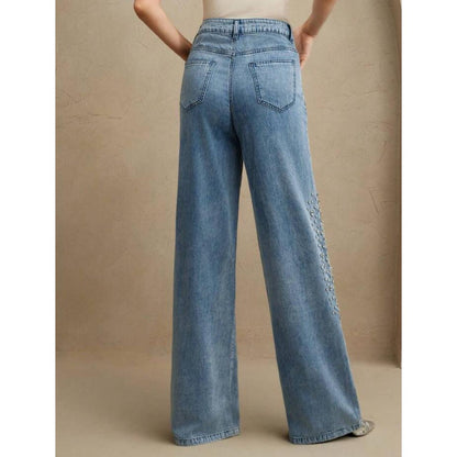 Jean con Apliques de Rhinestones