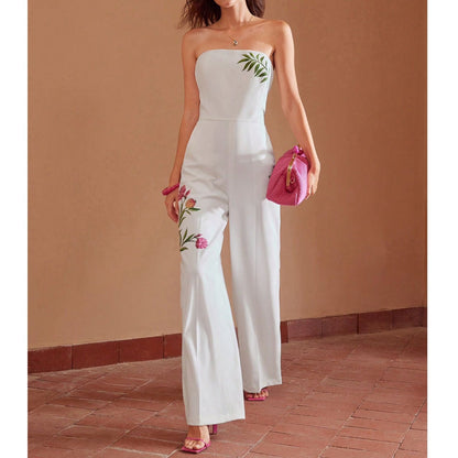 Enterizo Strapless Floral