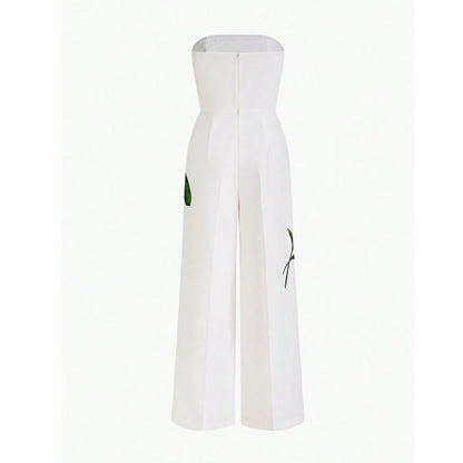 Enterizo Strapless Floral
