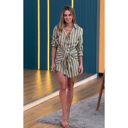 Vestido Camisero Rayas