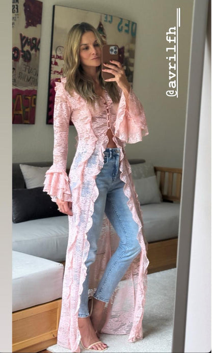 Maxi Top en Encaje