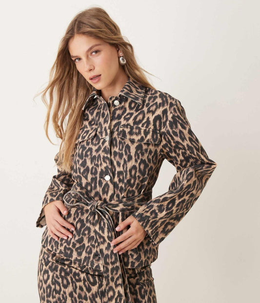 Chaqueta Animal Print Leopardo