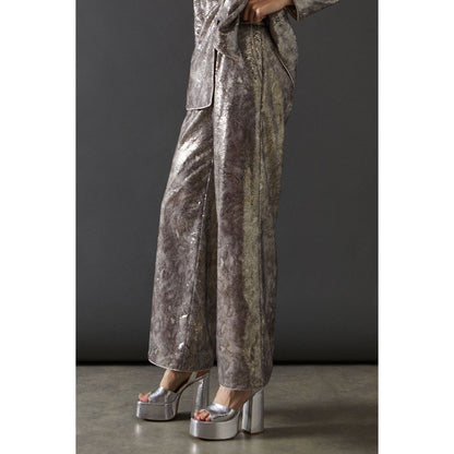 Set Blazer y Pantalón en Lentejuela