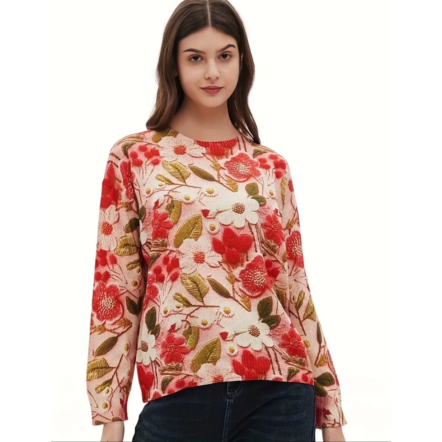 Sweater floral