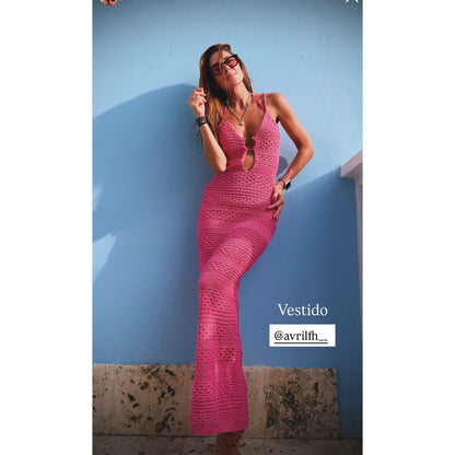 Maxi Vestido Tejido