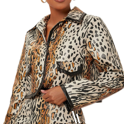 Chaqueta animal print