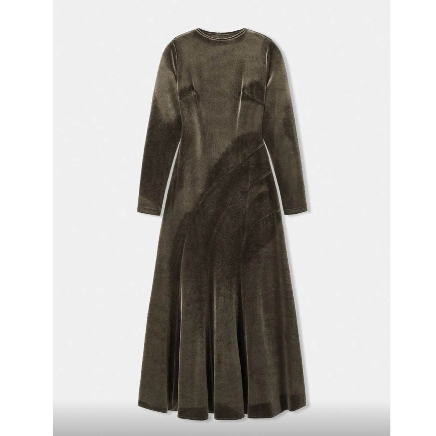 Vestido Midi en Terciopelo