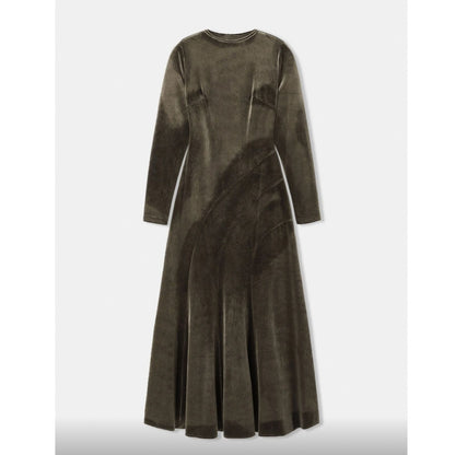 Vestido Midi en Terciopelo