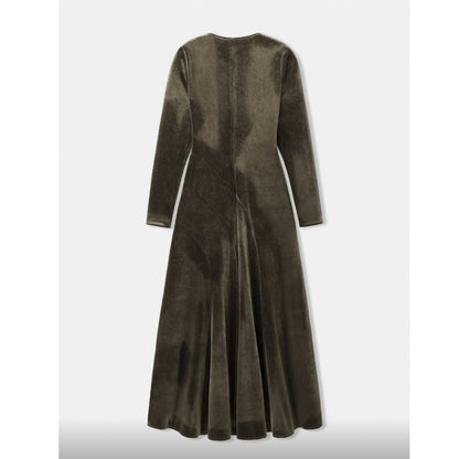 Vestido Midi en Terciopelo