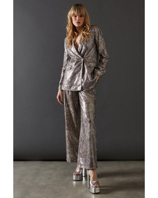 Set Blazer y Pantalón Lentejuela  Vm