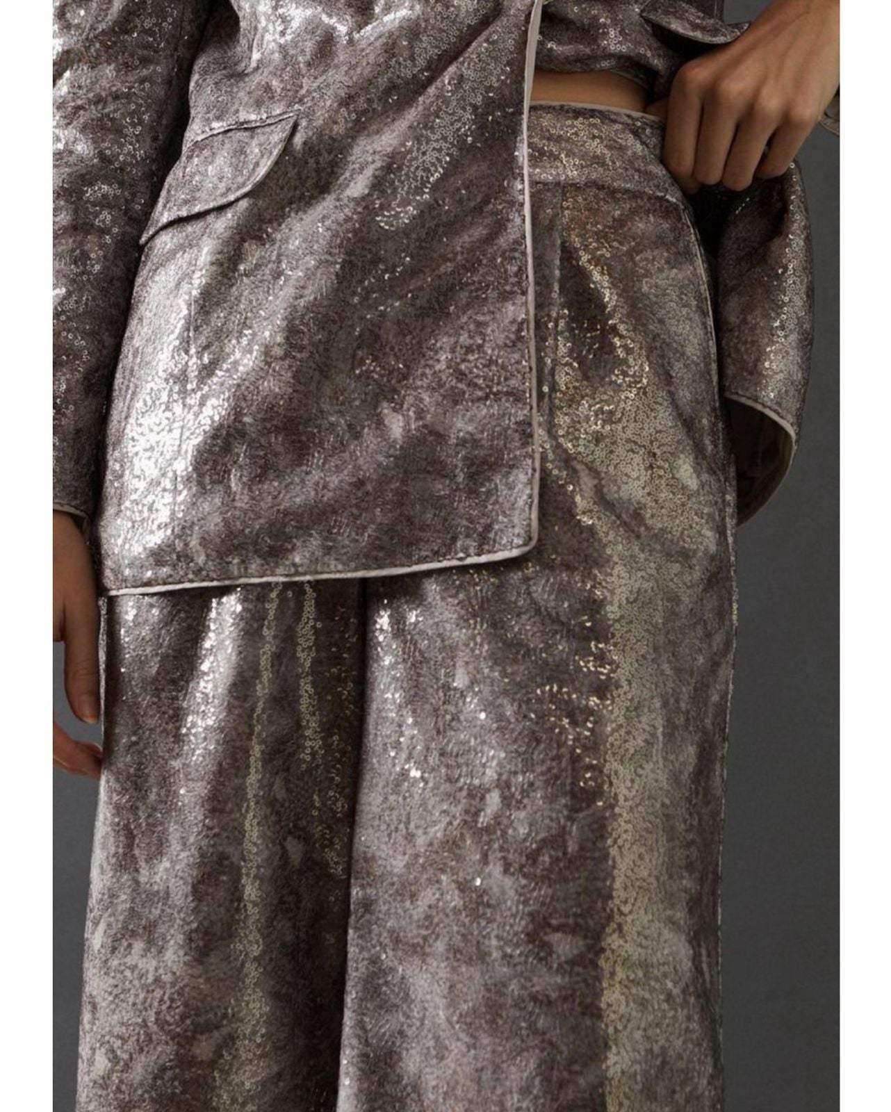 Set Blazer y Pantalón Lentejuela  Vm