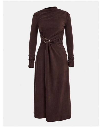 Vestido Midi Maga Larga