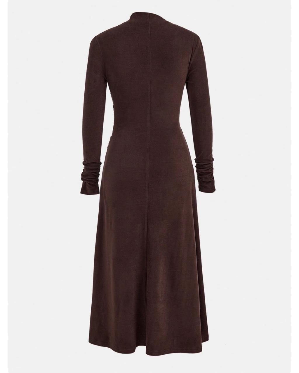 Vestido Midi Maga Larga