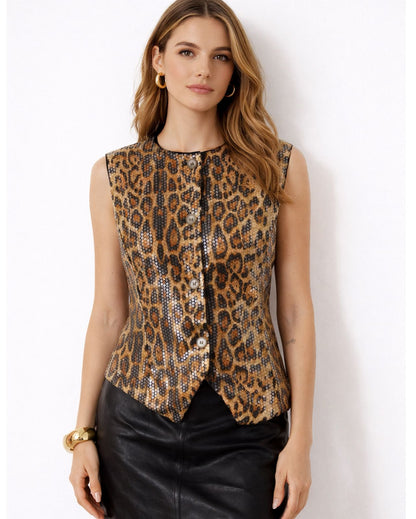 Chaleco en Lentejuela