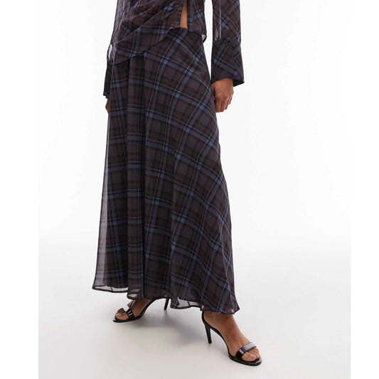 Falda Maxi Cuadros