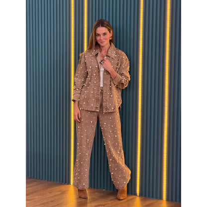 Set Camisa y Jean Perlas