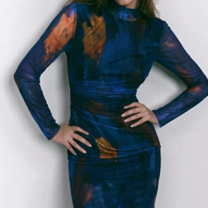 Vestido Midi Tie Dye