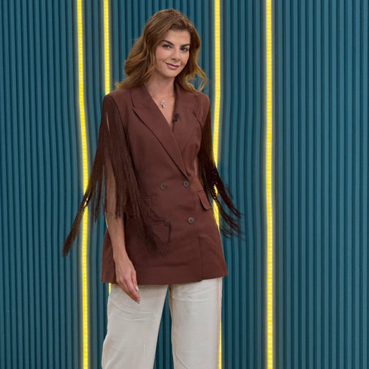 Blazer con Flecos