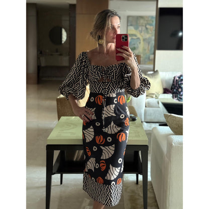 Ethnic Chic MIDI Dress