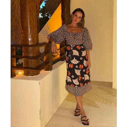 Ethnic Chic MIDI Dress