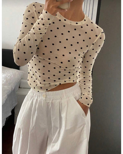 Top Malla Manga Larga