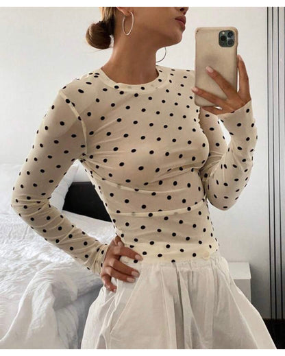 Top Malla Manga Larga