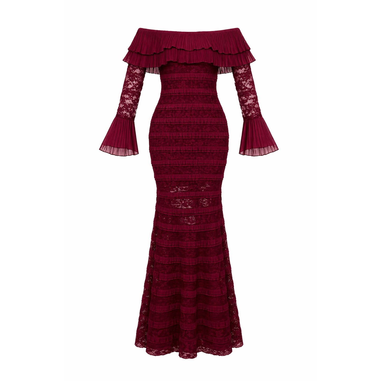 Vestido Cuello Barco