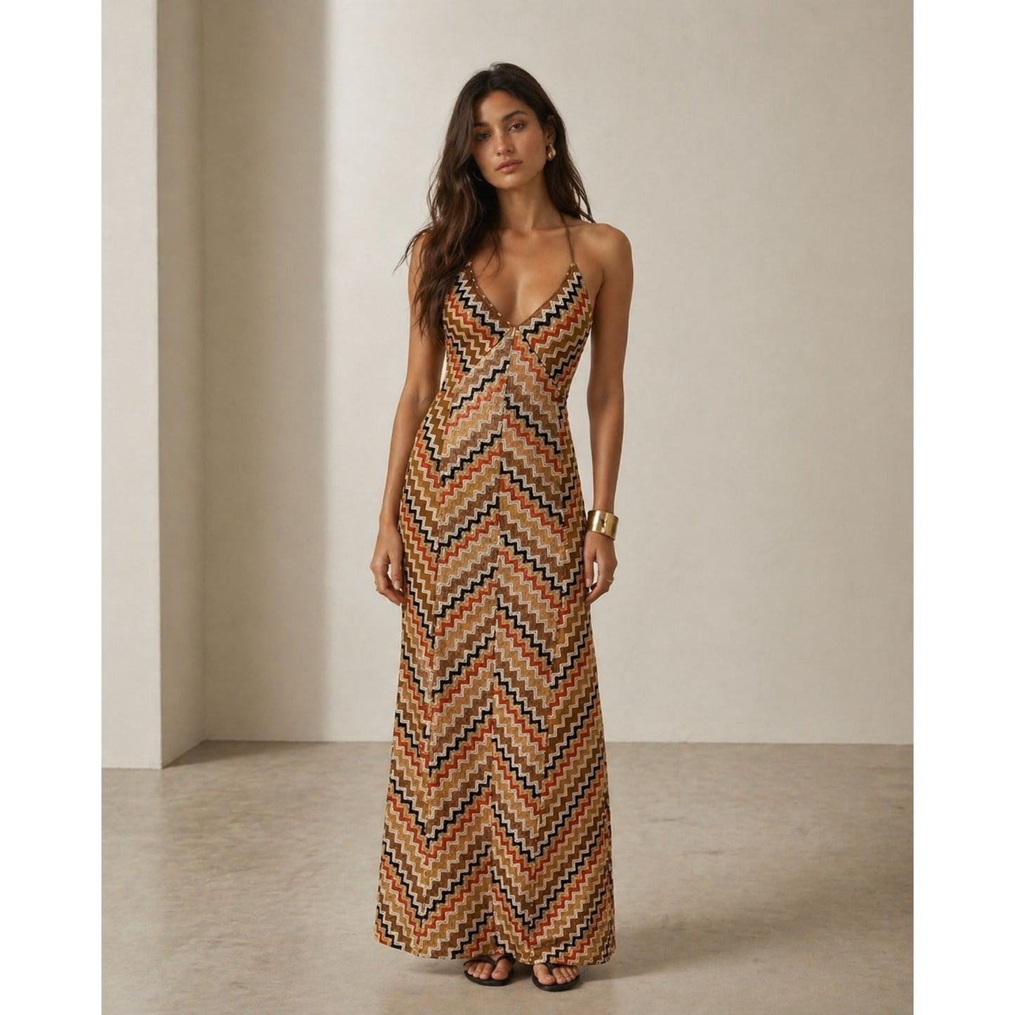 Maxi Vestido Tejido
