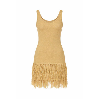 Vestido Flecos