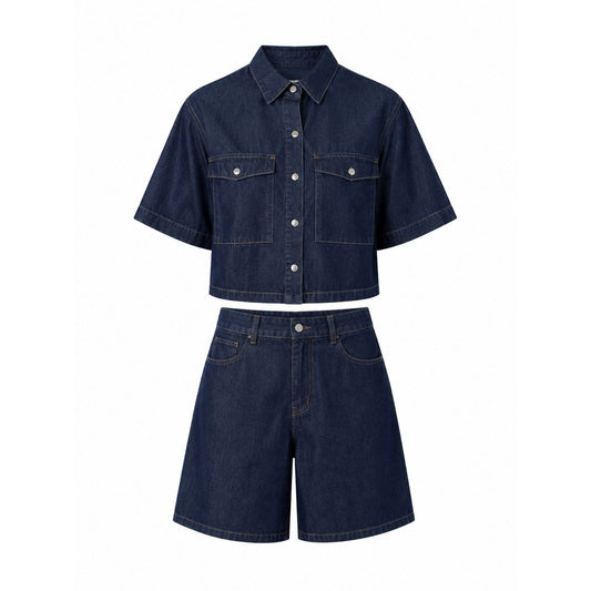 Set Camisa y Short Denim