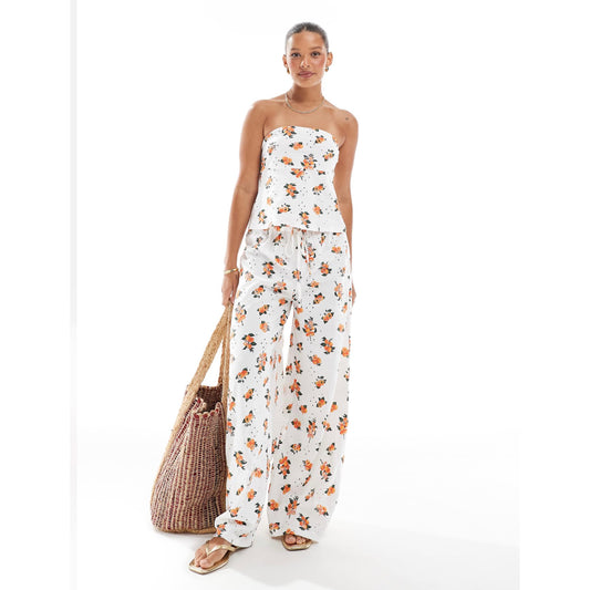 Set Top y Pantalon Ojalillo