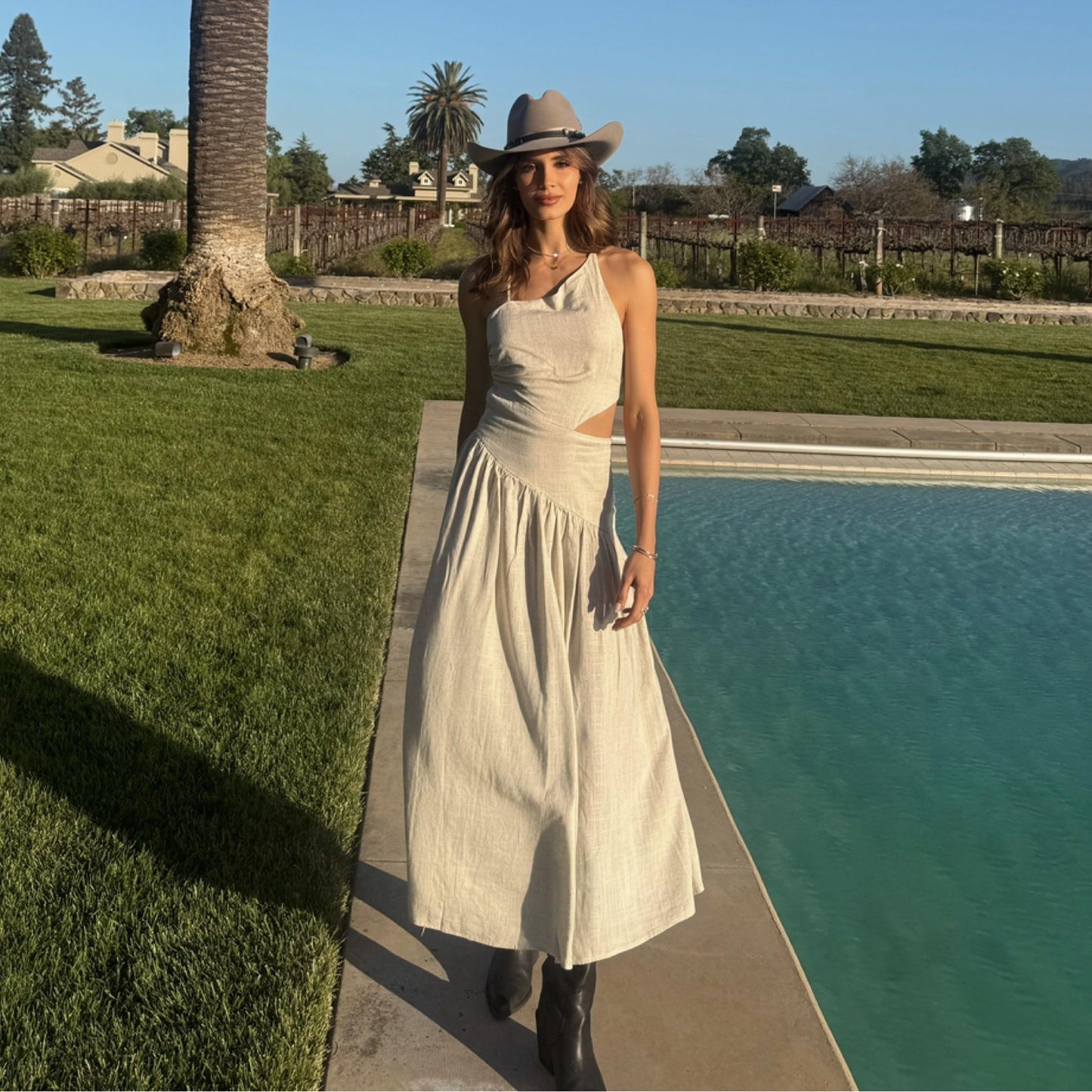 Vestido Maxi Cut Out