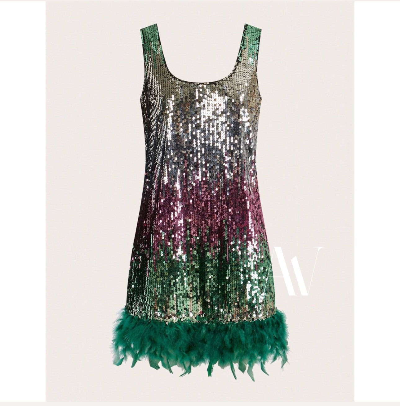 Vestido glitter