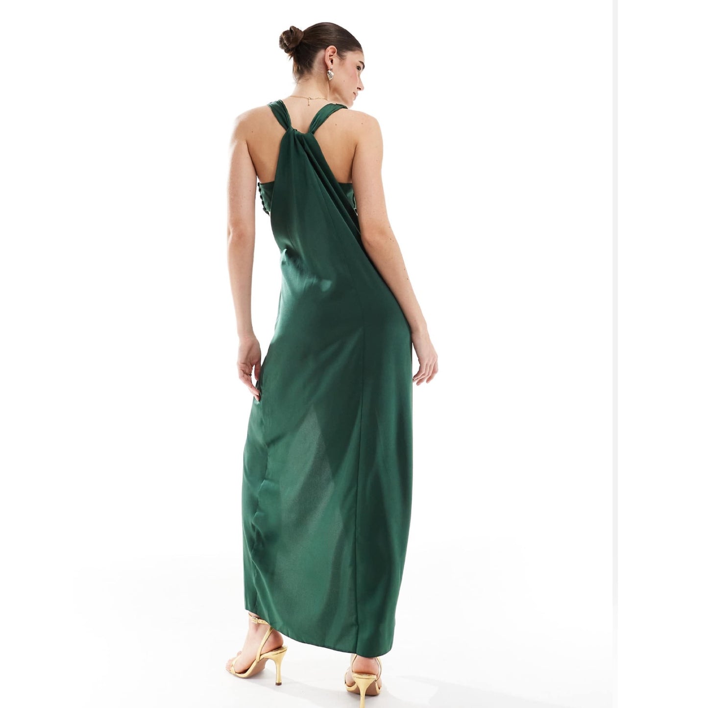 Maxi vestido con escote