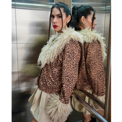 Chaqueta Animal Print de Pelos