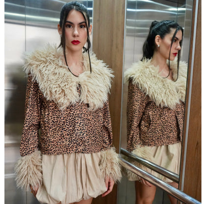 Chaqueta Animal Print de Pelos