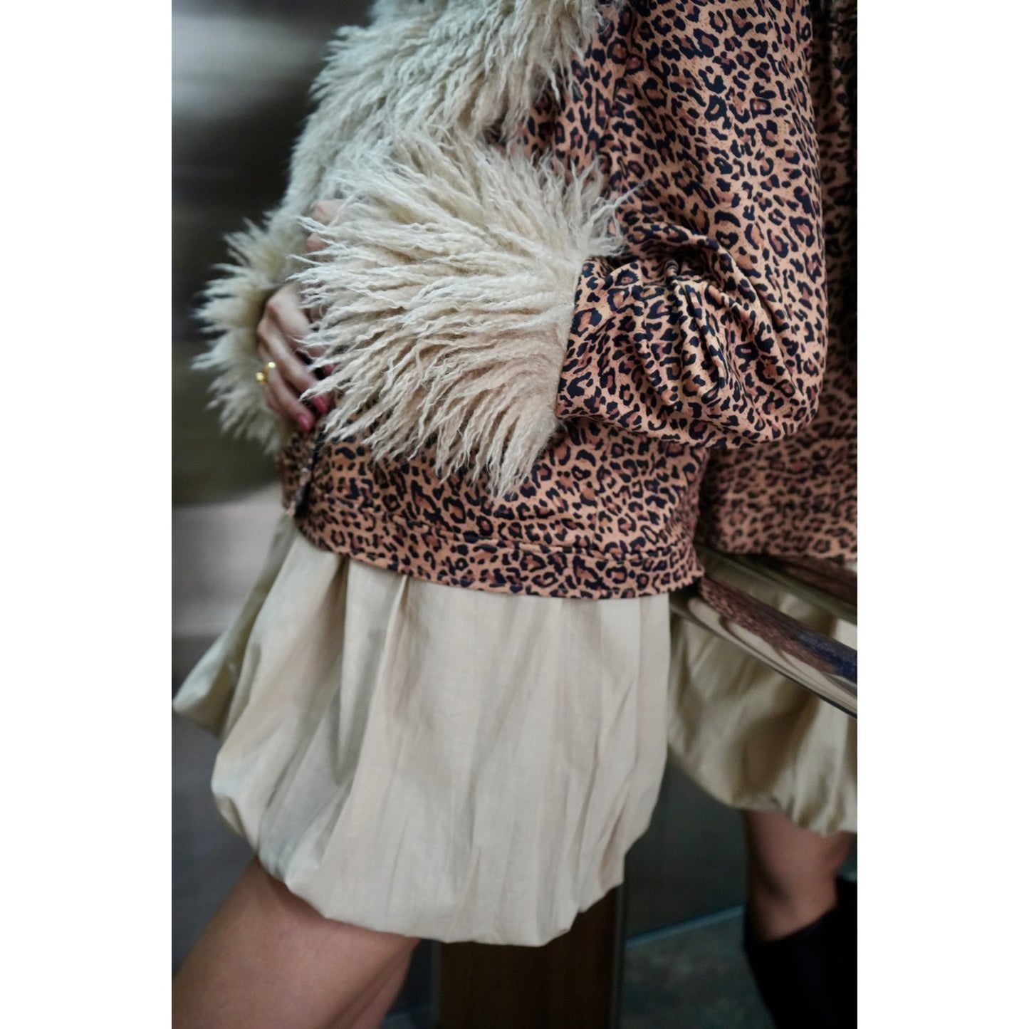 Chaqueta Animal Print de Pelos