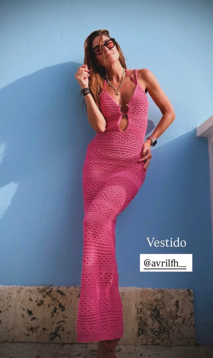 Maxi Vestido Tejido