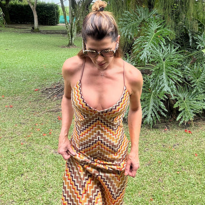 Maxi Vestido Tejido
