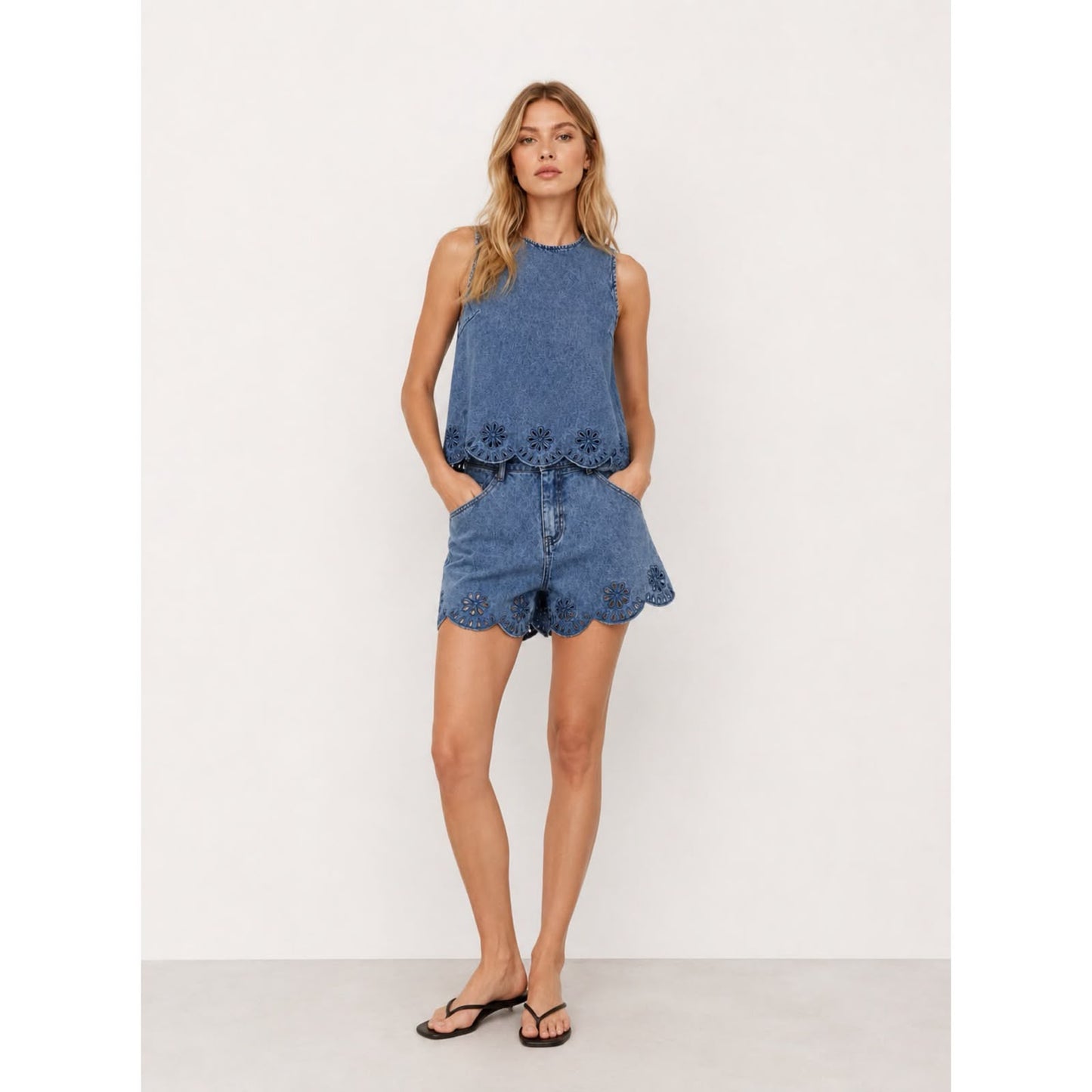 Set Top y Short Denim