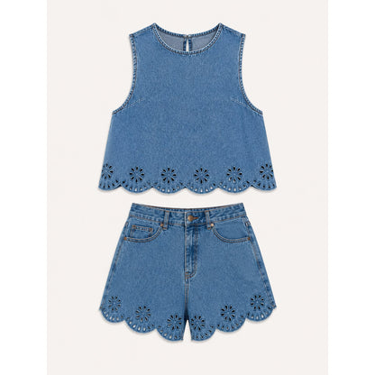 Set Top y Short Denim