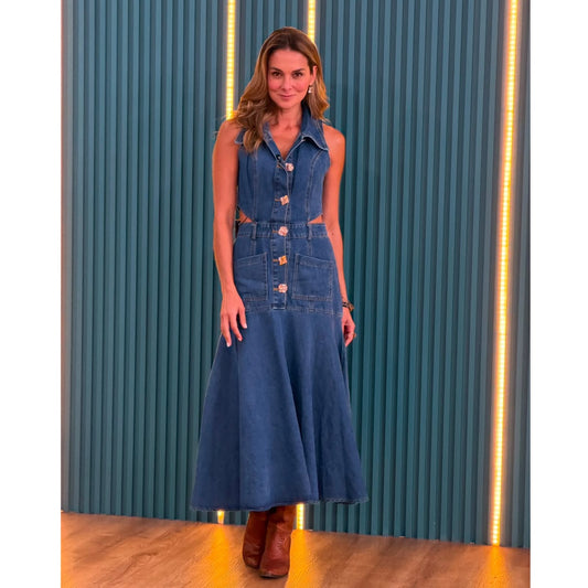Vestido Midi Denim