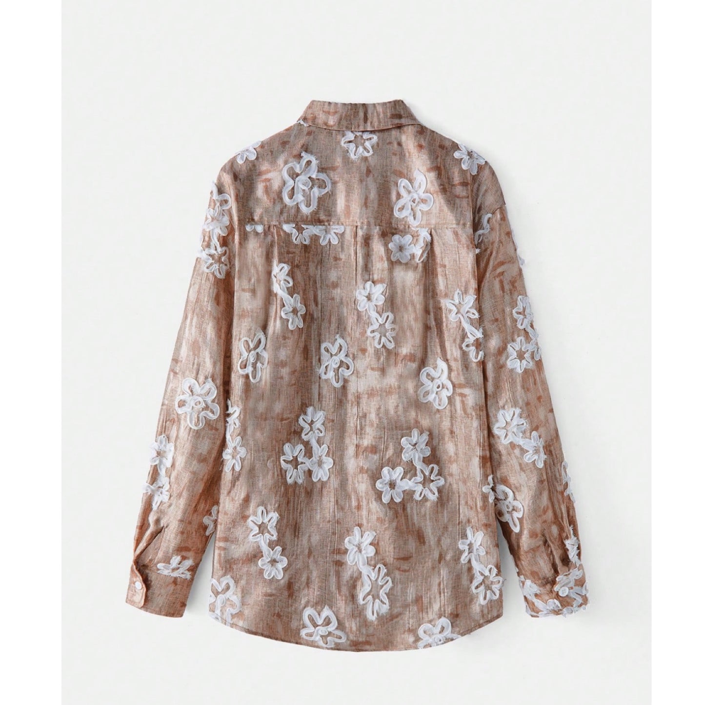 Camisa Manga Larga Floral