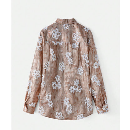 Camisa Manga Larga Floral