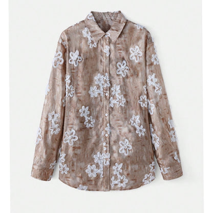Camisa Manga Larga Floral
