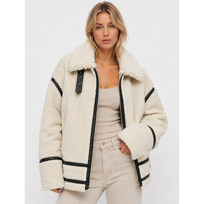 Chaqueta Nordica Afelpada Piel de Oveja